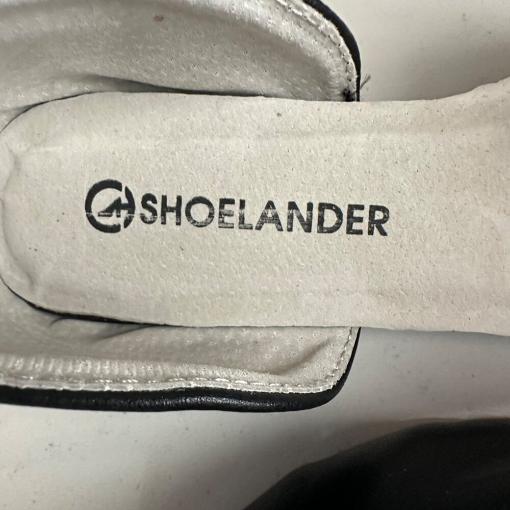 Shoelander Black Pointed-Toe DOrsay Flats Womens Shoes Size 8.5 - Picture 3 of 7